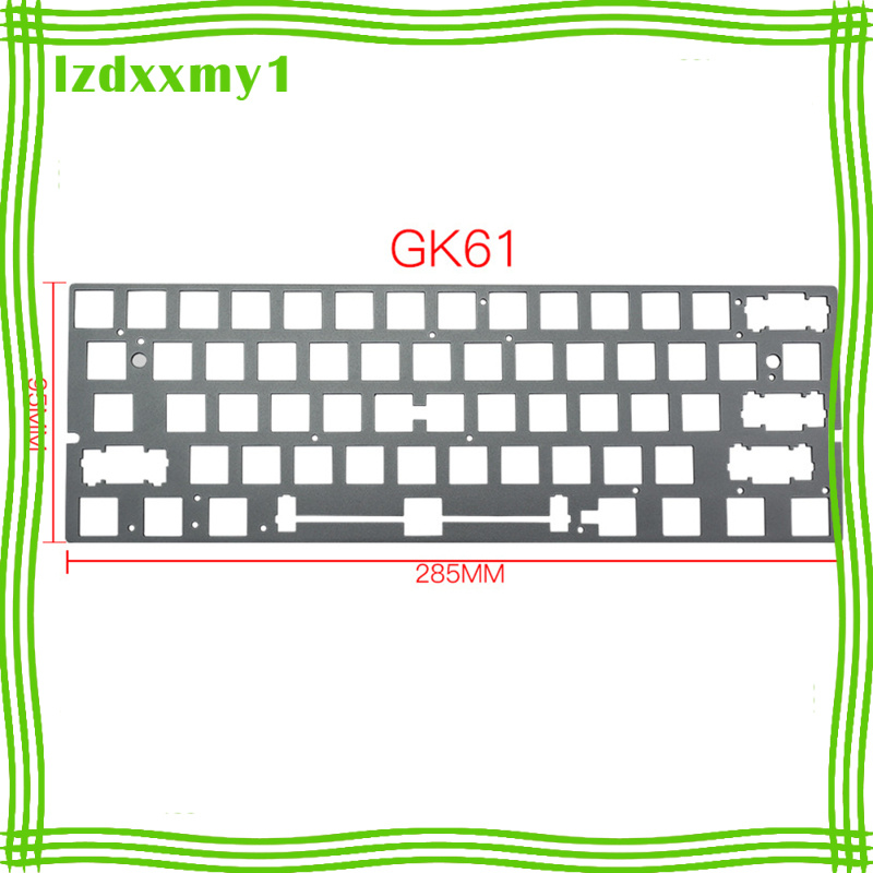 Kiddy CNC Aluminum Positioning Board Plate-mounted Stabilizers Keyboard DIY fits for GK61/GK64, High quality Spare Parts