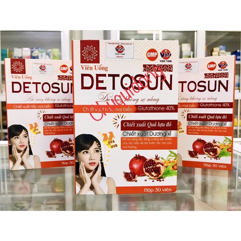 DETOSUN viên uông chống nắng