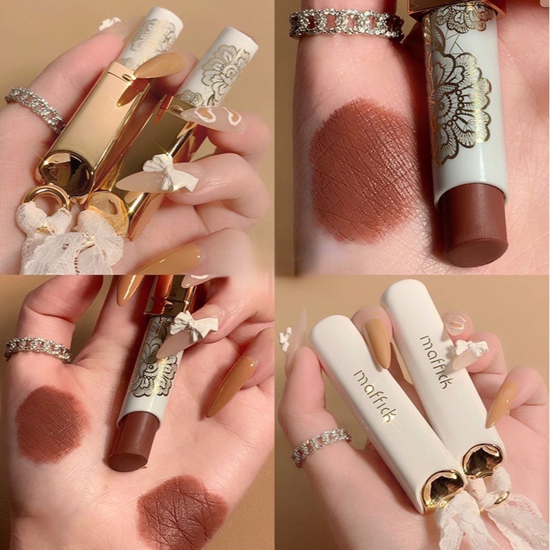 [Hàng mới về] Son môi dạng lỏng chống nước không dính cốc thiết kế lâu trôi