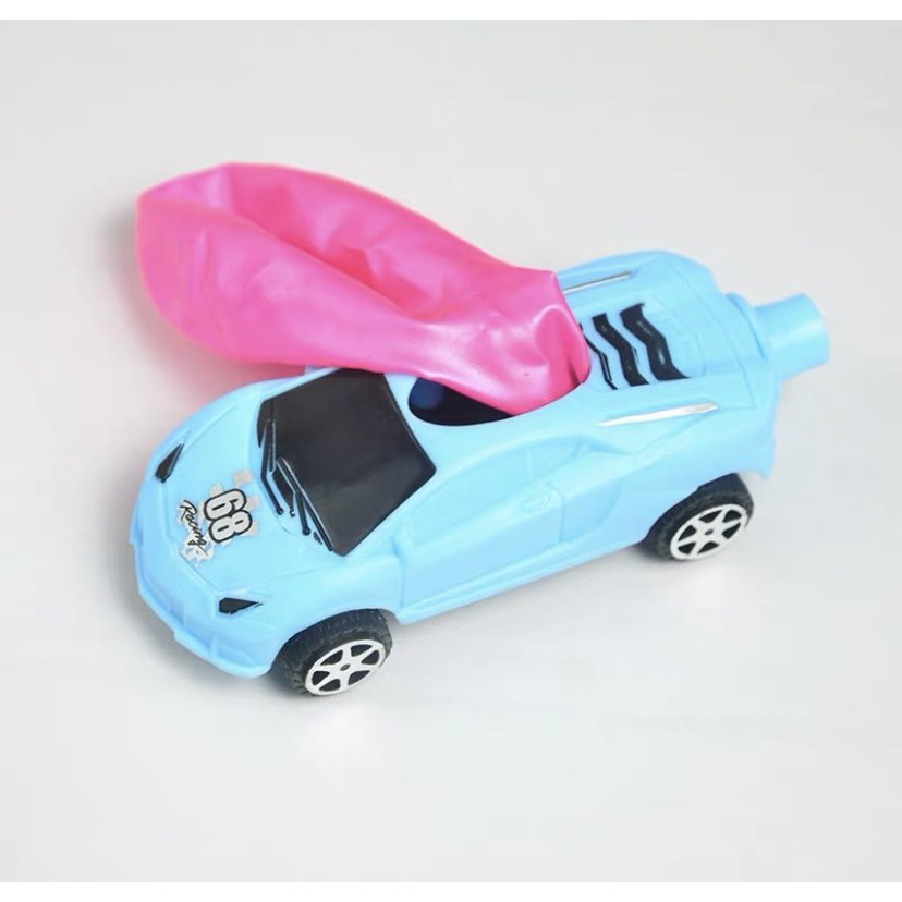 Đồ chơi xe mini chạy bằng hơi bong bóng vui nhộn