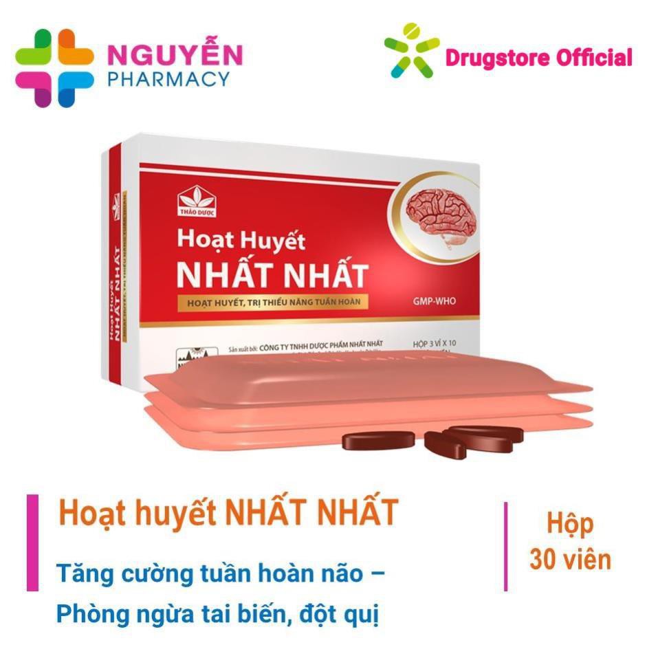 Hoạt huyết NHẤT NHẤT - Tăng cường tuần hoàn não, phòng ngừa tai biến, đột quỵ