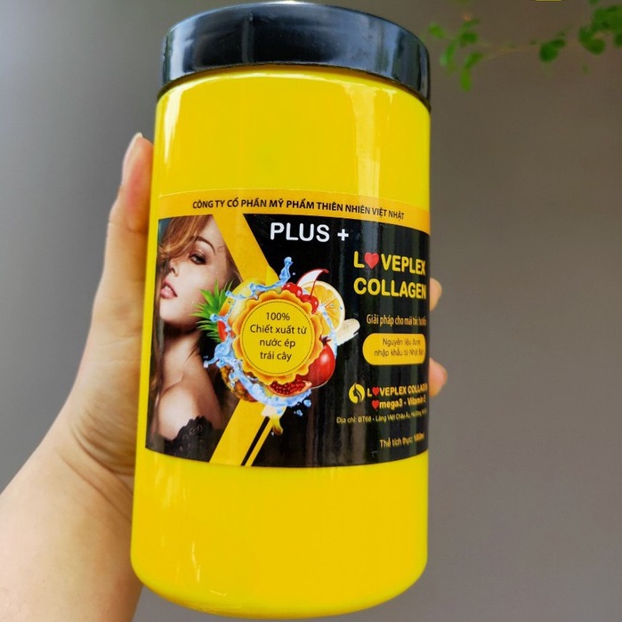 Hấp Colagen Men Sống LOVEPLEX Dung tích lớn 1000ml