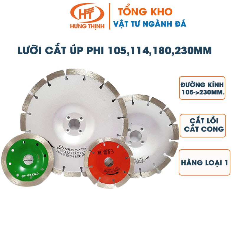 Lưỡi cắt lồi cắt úp phi 105,114,180,230mm