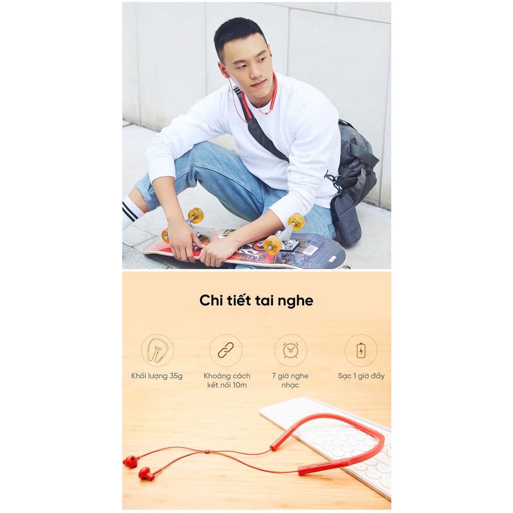 Tai nghe Bluetooth Xiaomi Neckband Earphone Basic