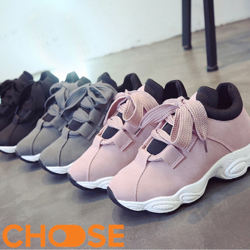Giày Nữ Vải Thể Thảo Lười sneaker Choose Đế Cao Su Đúc Nguyên Khối Giày Tăng Chiều Cao✔️GK9K1 | BigBuy360 - bigbuy360.vn