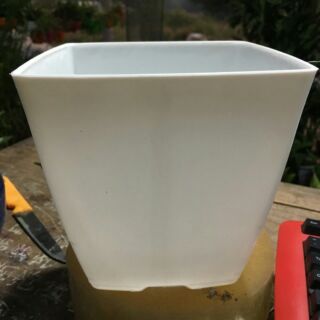 Chậu nhựa vuông 20cm nhựa cao cấp