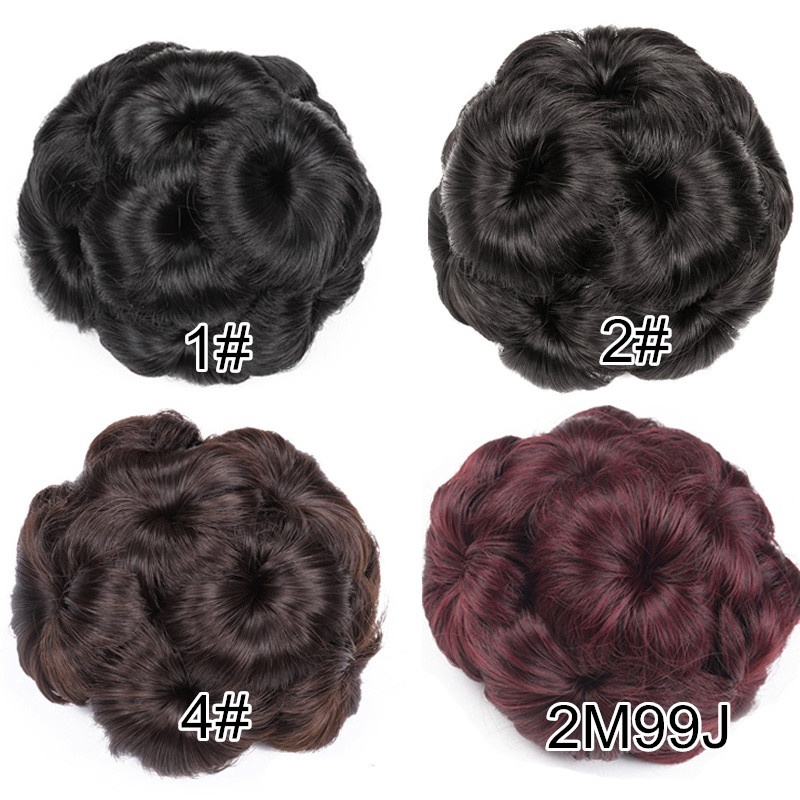 Búi tóc giả WIGSIN xoăn nối tóc phía sau xinh xắn thời trang dành cho nữ