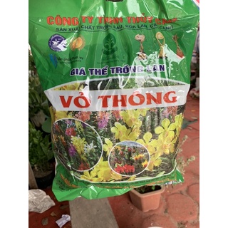 Vỏ thông trồng lan đã qua xử lý