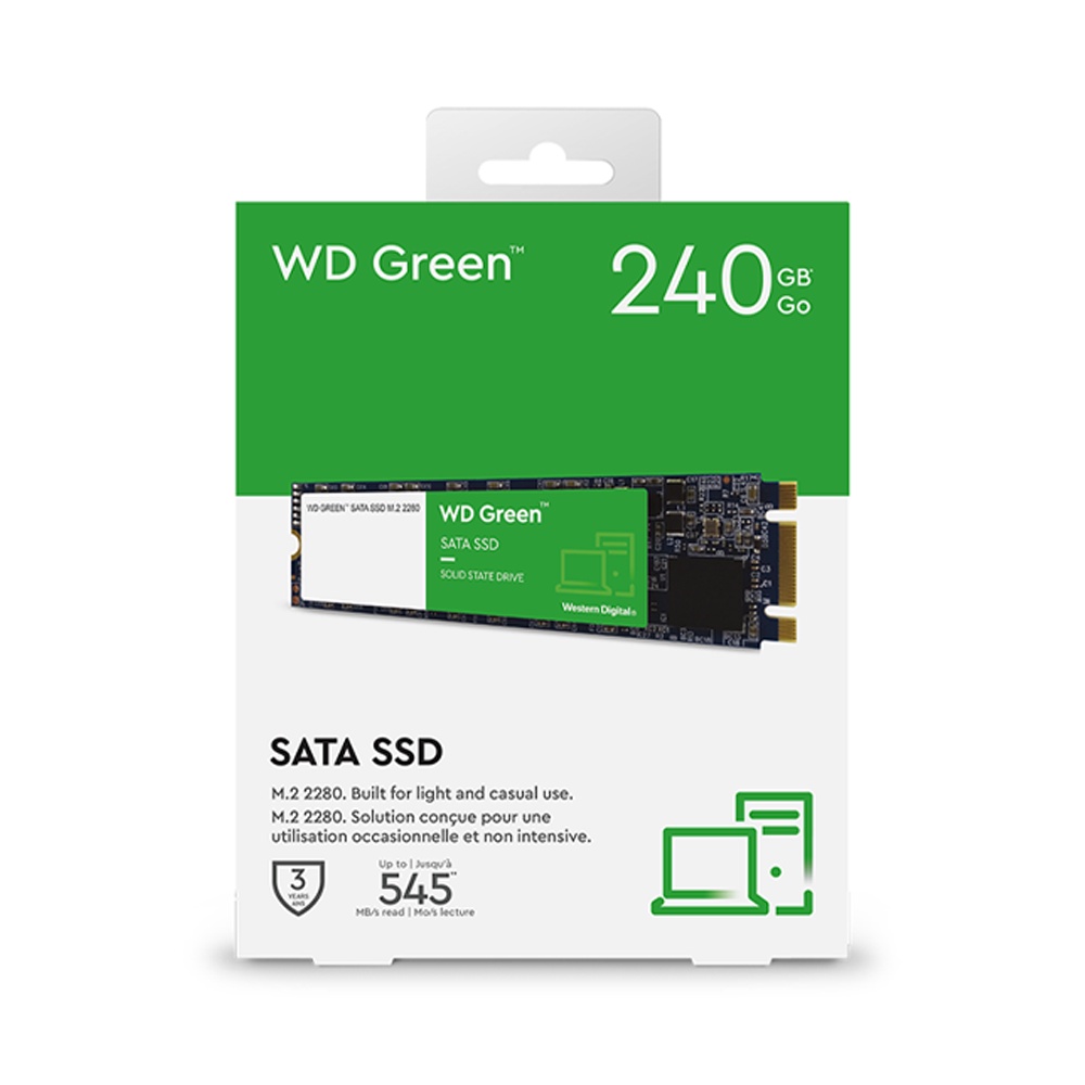 Ổ cứng SSD Western Digital Green M.2 2280 Sata III 240GB WDS240G3G0B