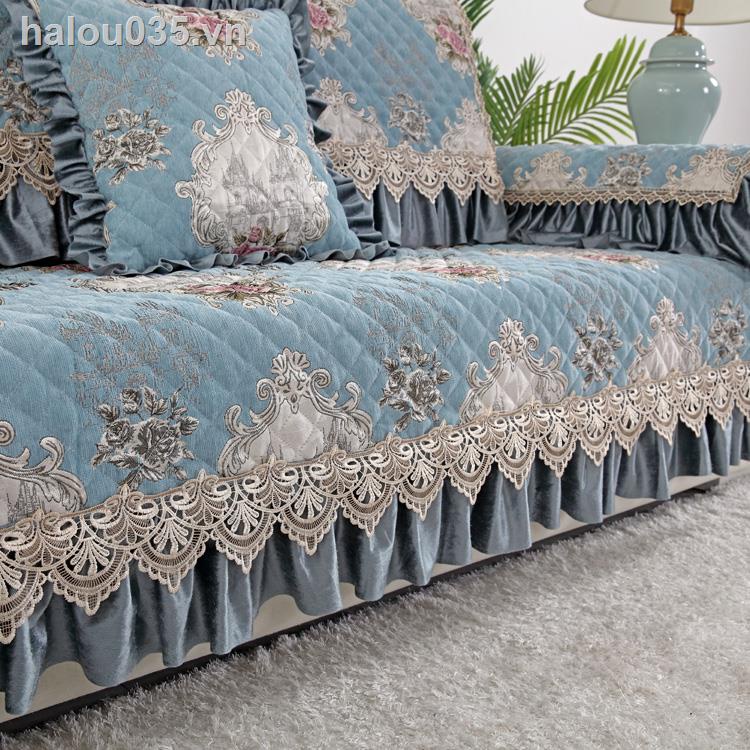 comfortable♂﹍Bọc Sofa Bốn Mùa Đệm Sofa phong cách Châu Âu Phổ Thông Đệm Phòng Khách Chống Trượt Đệm Đầy Đủ Bọc Ghế Sofa Đa Năng Bọc Toàn Bộ Vải