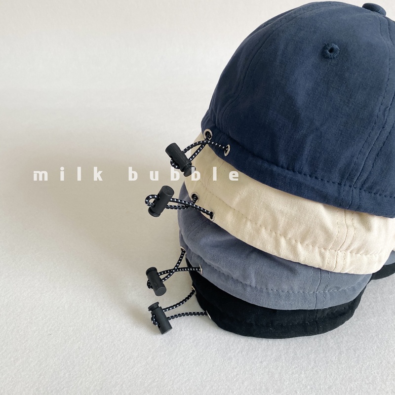 Mũ lưỡi trai bóng chày vành nhỏ chống nắng thêu chữ phong cách thời trang xuân hè thu có thể điều chỉnh cho bé trai