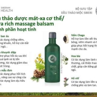 Dầu thơm mát-xa cơ thể/Extra rich massage balsam