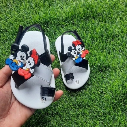 giày quai hậu cho bé . phối tik chuột dễ thương