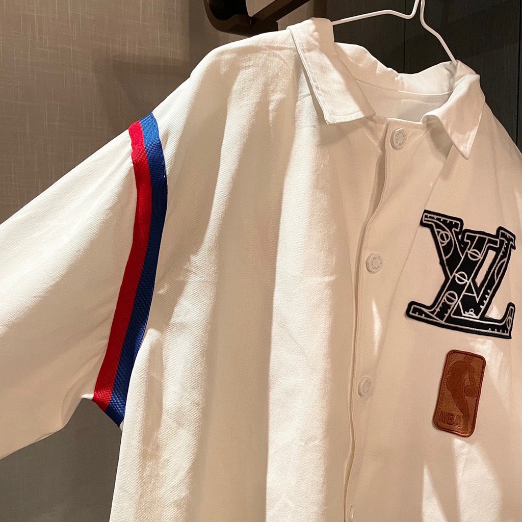 Áo sơ mi LouisVuitton x NBA1 Baseball FW21