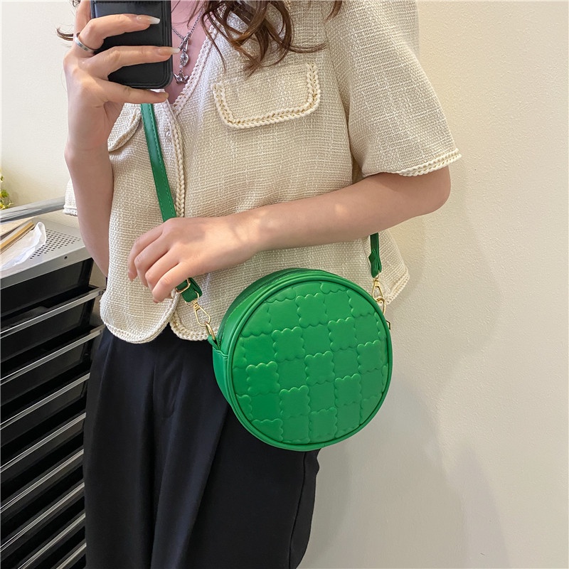Túi Đeo Vai Hình Tròn Nhỏ Xinh Thời Trang 2022 Cho Bạn Gái