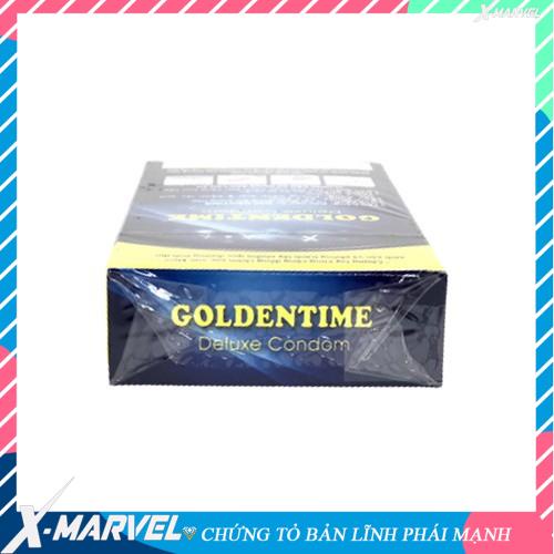 Bao cao su giá rẻ tiết kiệm Golden Time xanh gai 10 chiếc XMARVEL