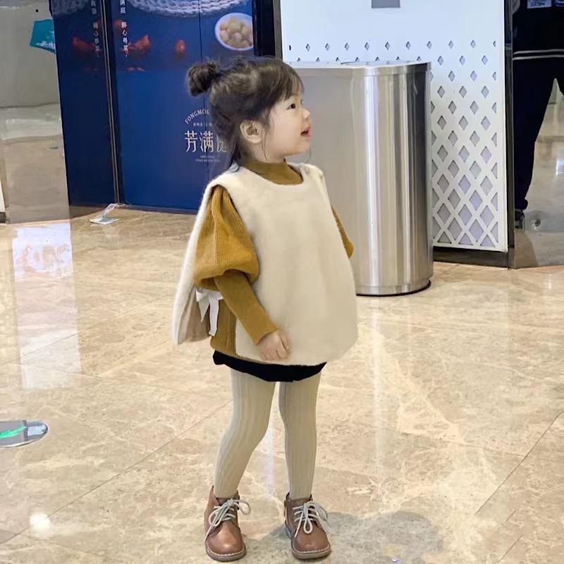 Áo gile lông mịn phong cách hàn quốc hàng quảng châu cho bé