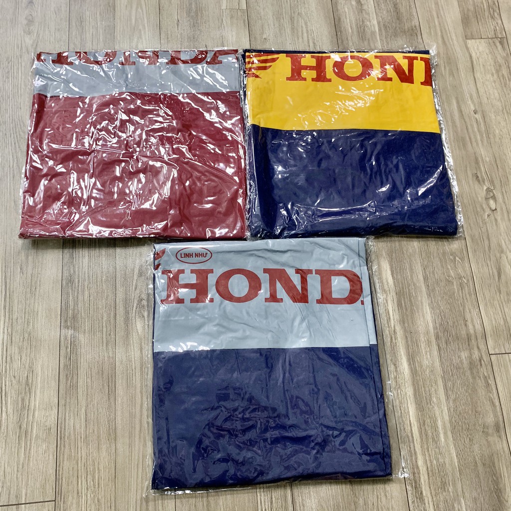 Áo Mưa Xẻ Tà 1 Nón In Logo Hoda - Nhiều Màu giá tốt