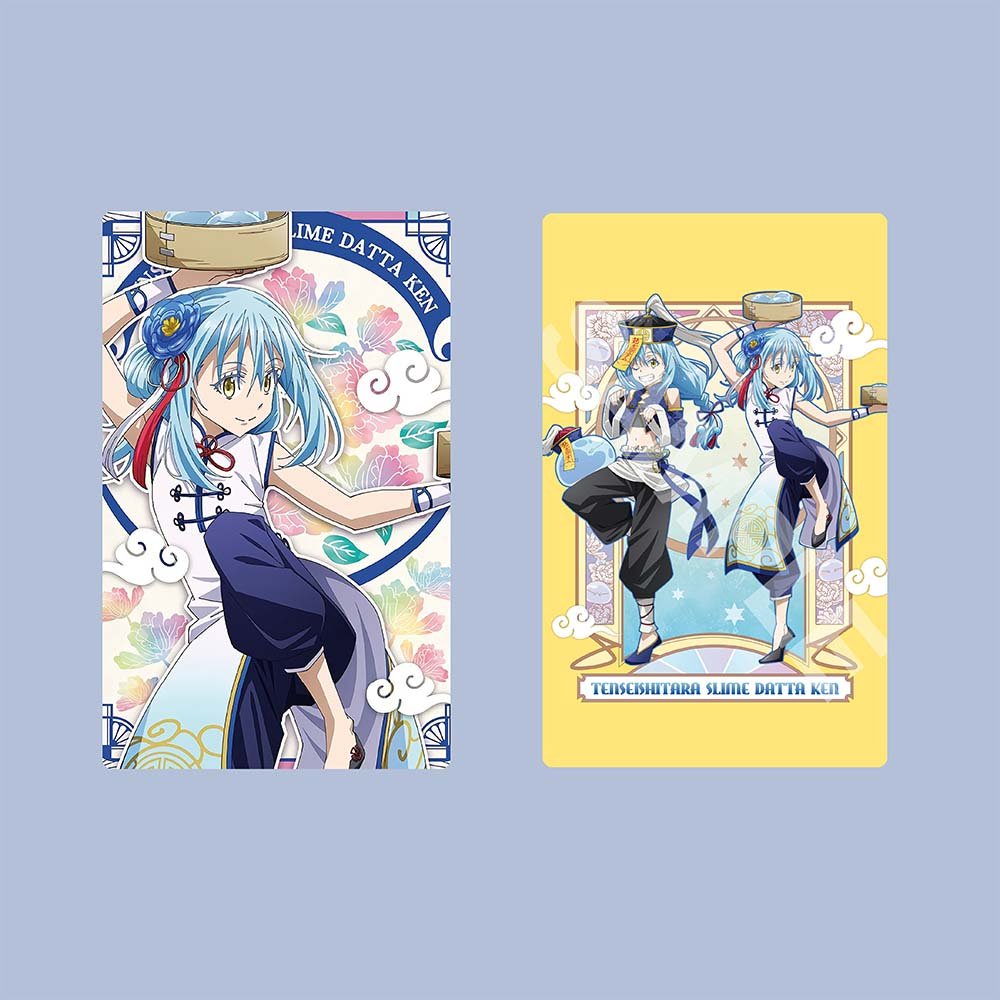 Ảnh thẻ card bo góc anime Tensei shitara Slime Datta Ken CHINA RIMURU ver Chuyển Sinh Thành Slime 5*8cm