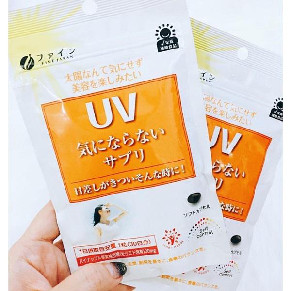 Viên uống chống nắng UV Fine Plus 45 viên Nhật Bản