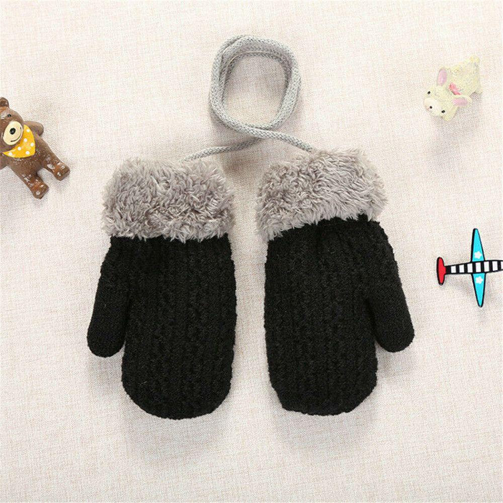 MAXG Găng Tay Đeo Cổ Mềm Mại Dày Dặn Ấm Áp Dành Cho Bé 1-4 Tuổi