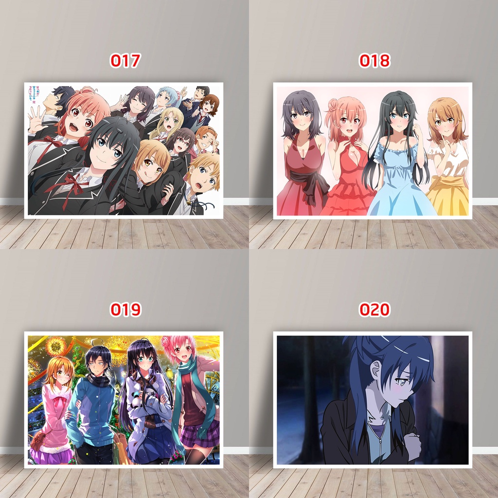 Tấm Postcard Cao Cấp Anime Oregairu