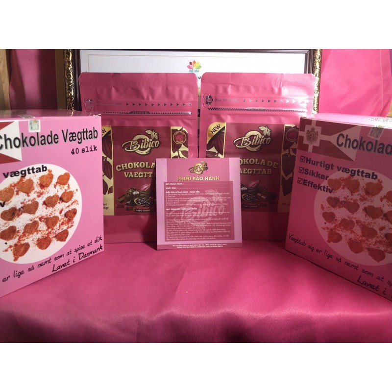 Kẹo Socola Giảm Cân Chính Hãng Đan Mạch Chokolade Vaegttab Slimming care
