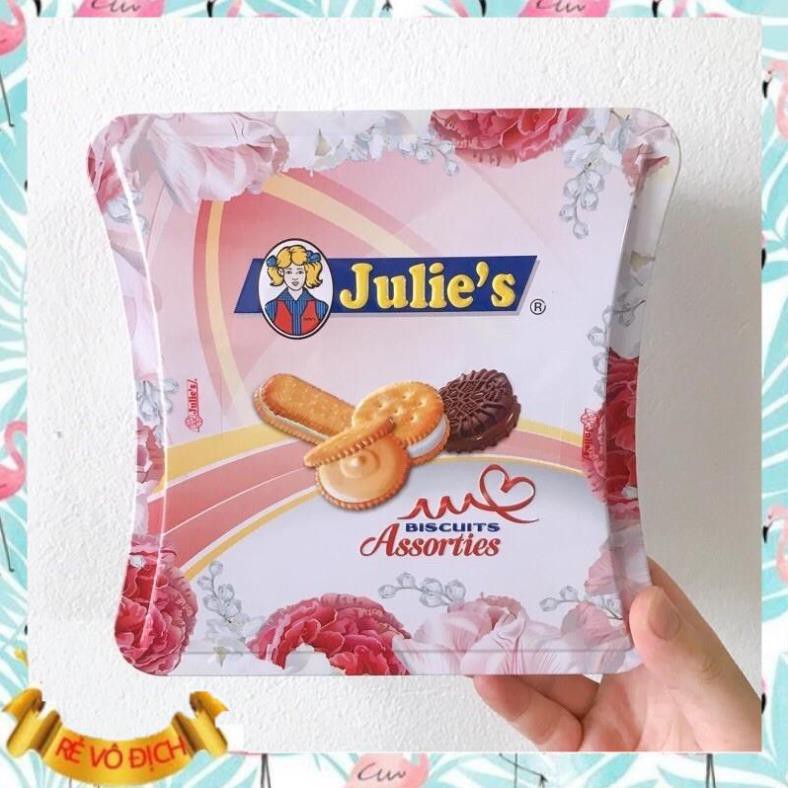 [ XSale sôc  ] Bánh Quy Bơ Tổng Hợp Julie's Malaysia 204g