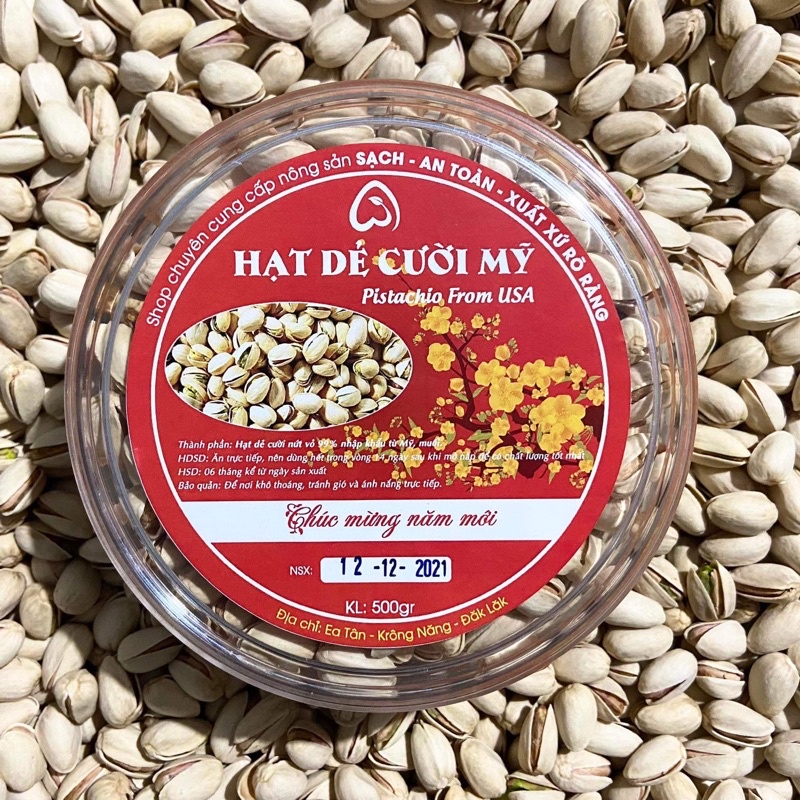 500g Hạt Dẻ Cười Nhập Khẩu Mỹ ( Không Tẩy Trắng )