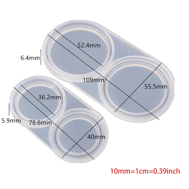 Sa Hộp Đựng Tiền Xu Bằng Nhựa Resin Hình Tròn DIY