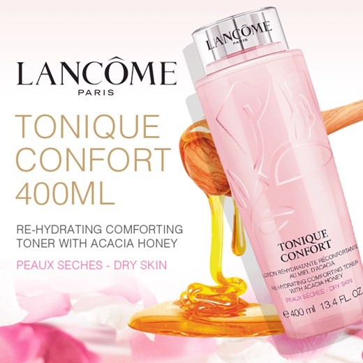 [𝘊𝘩𝘪́𝘯𝘩 𝘏𝘢̃𝘯𝘨] NƯỚC HOA HỒNG LANCOME TONIQUE CONFORT TONER 400ML