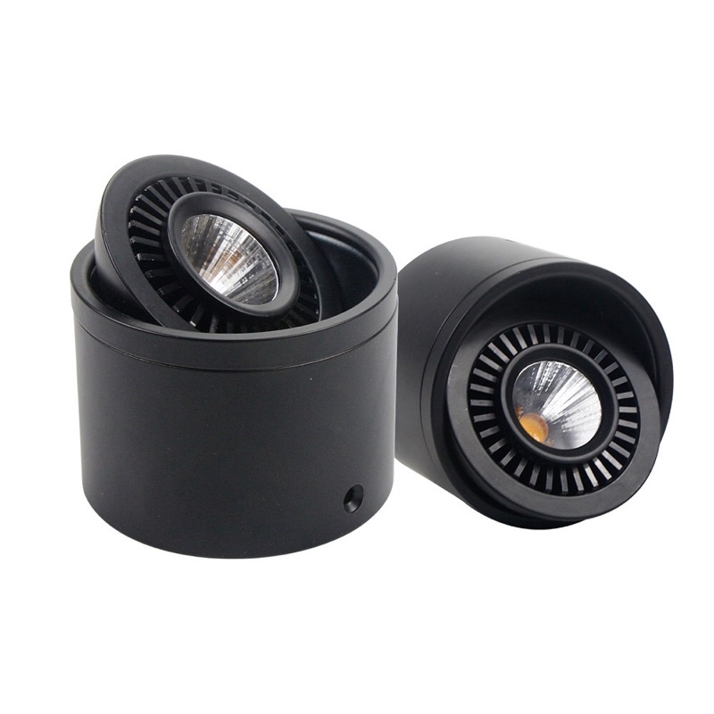 Đèn led ống bơ 7w  - 15w rọi tranh xoay 360•  rộng 85mm cao 60mm hàng chính hãng bảo hành 24 tháng