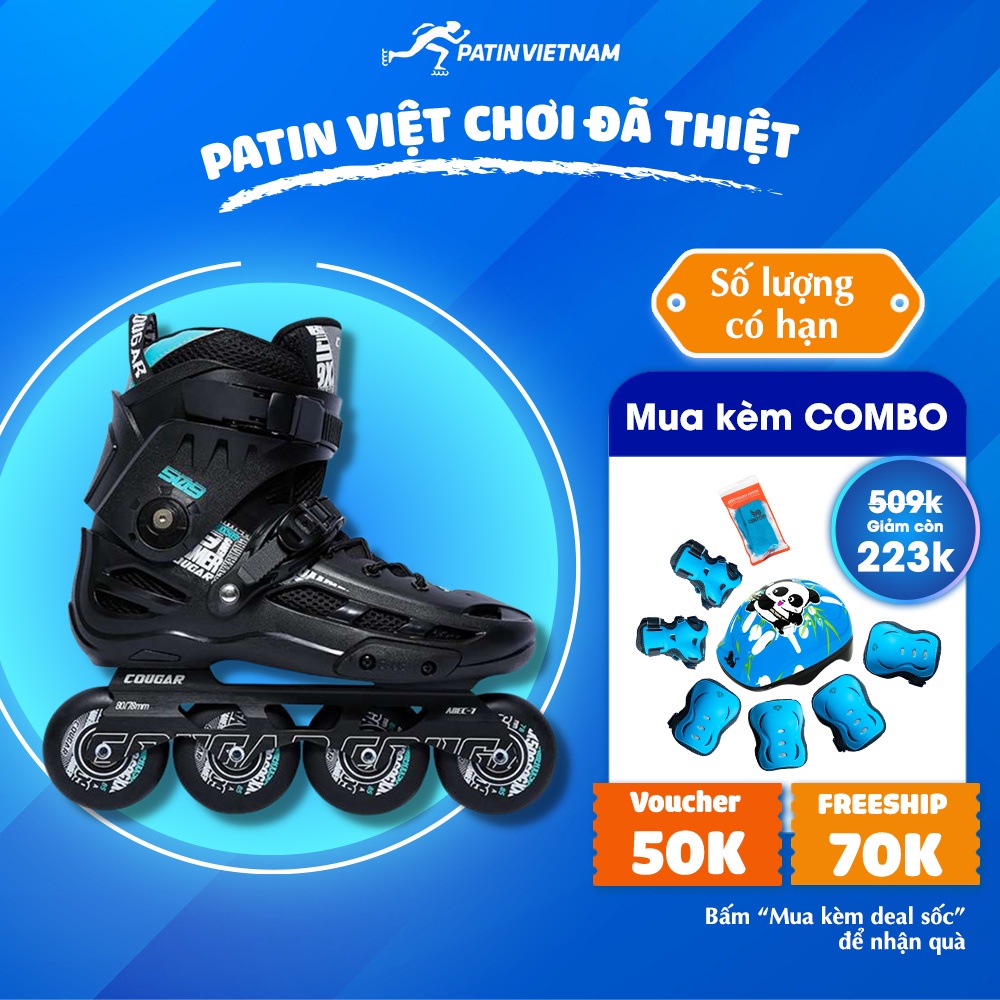 Giày Trượt Patin Người Lớn CENTOSY Cougar MZS 509C - Thiết Kế Chuyên Dụng, Trượt Batin Trên Mọi Địa Hình