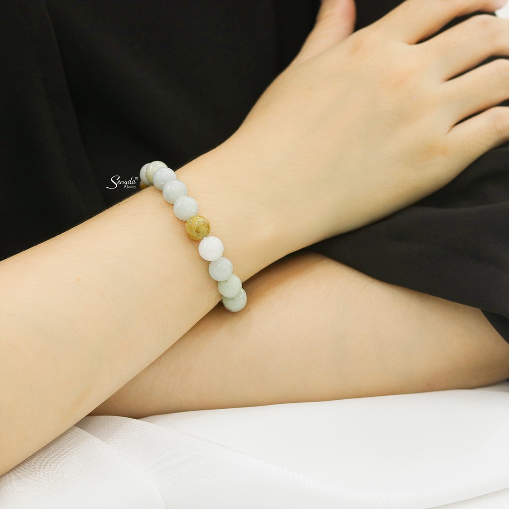 Vòng tay Cẩm hột size 9mm thiên nhiên Senyda Jewelry VT080