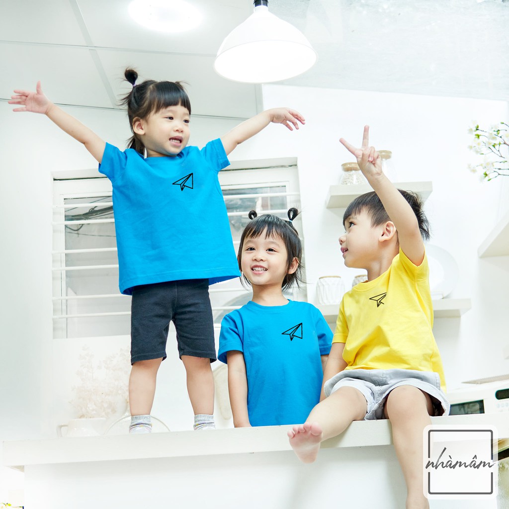 Áo Thun Gia Đình cotton 100% (Ảnh Thật) - Mẫu Máy Bay