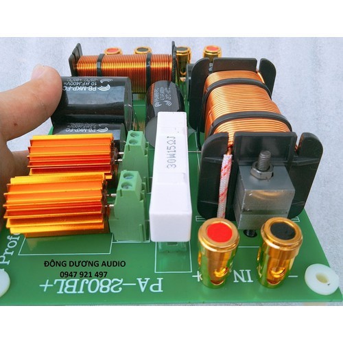 PHÂN TẦN 2 LOA CHO BASS ĐẾN 50 - GIÁ HAI MẠCH PA280