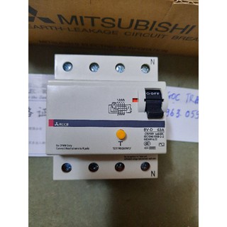 Aptomat Míshubishi 4 Pha Chống Giật - C63A- Chính Hãng (Giá Siêu rẻ)