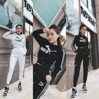 Sét bộ croptop puma siêu đẹp