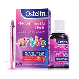 Vitamin D dạng nước Ostelin Kids Liquid 20ml