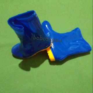 Ủng lỡ trẻ em, bốt đi mưa cho bé sz 29 đến 37 màu xanh