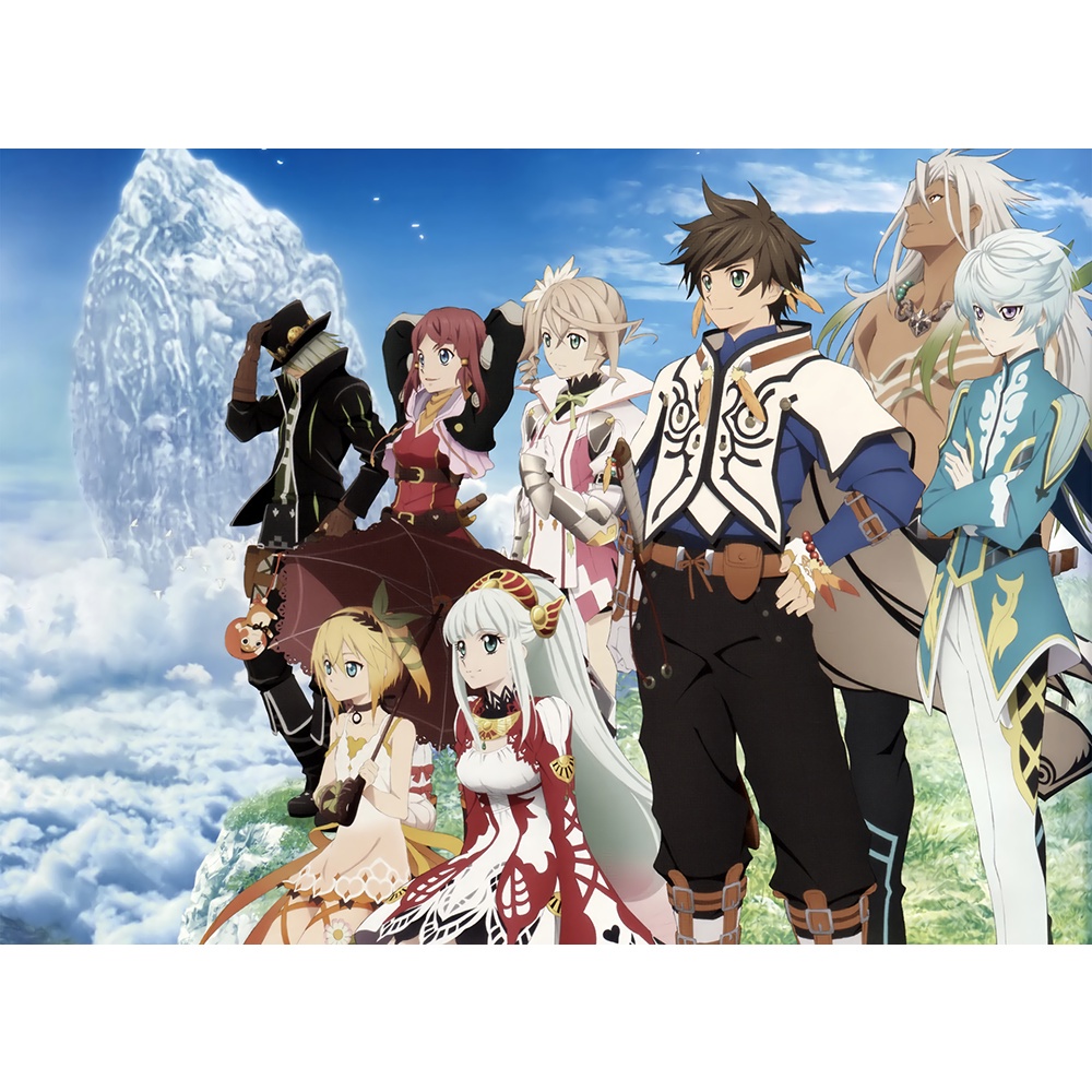 Poster A4 dán tường Anime, decal 21x30 trang trí có keo Tales of Zestiria the X Wallpapers (5) png, nhận in theo yêu cầu