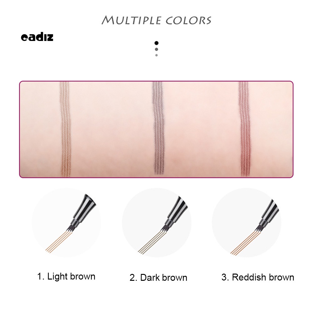 Chì Kẻ Lông Mày Hai Đầu QIC Chống Nước Lâu Trôi