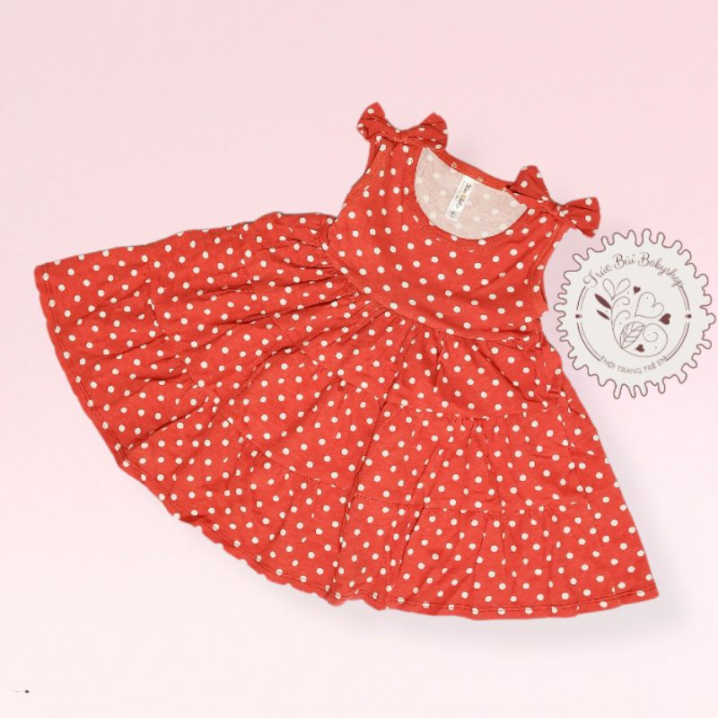 (8-20kg) Váy maxi cho bé gái chất liệu cotton 4 chiều mềm mát