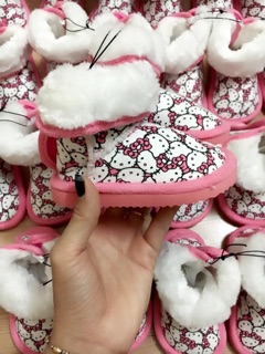 BOOT KITTY CỔ LÔNG H&M XUẤT