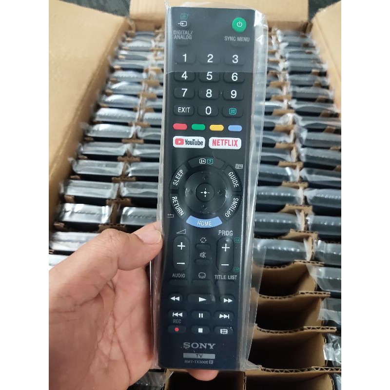 Điều khiển sony cơ chính hãng TX300P, TX300E dùng tất cả TV sony