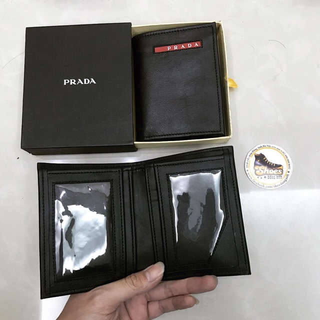 [ĐỘC QUYỀN] Ví da PRADA da xịn siêu bền Đông Anh