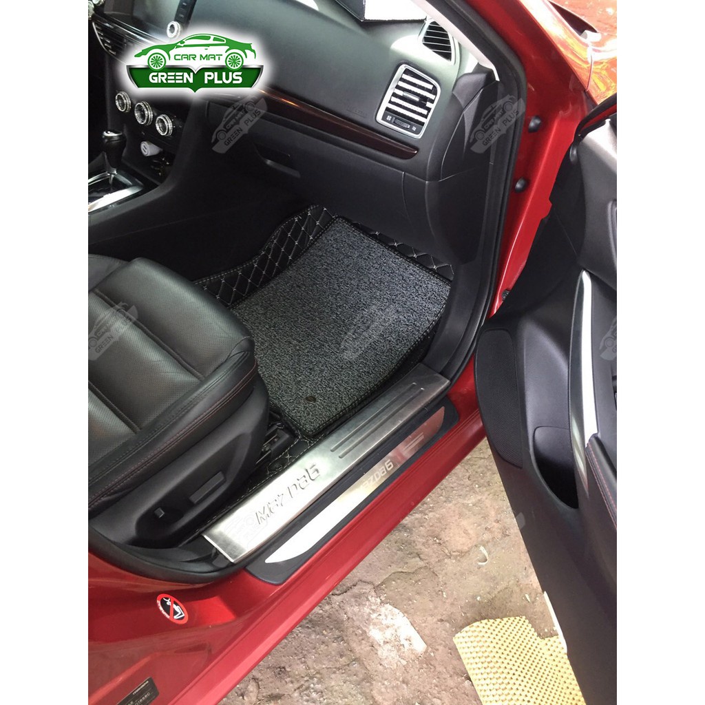 Thảm lót sàn ô tô 6D Mazda 6 2013-2022 chống nước, không mùi, phủ kín 90% sàn xe