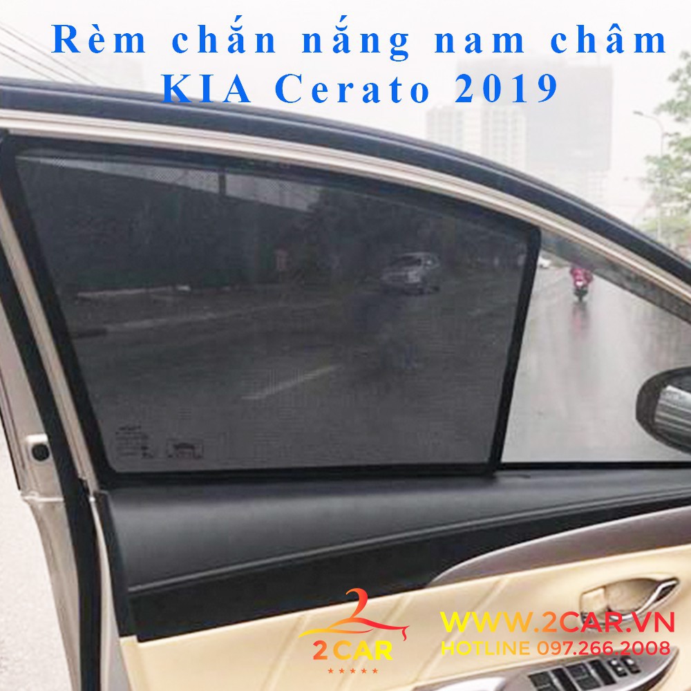 Rèm che nắng xe Kia Cerato 2010- 2021, Kia K3, kia Forte có hút nam châm cao cấp