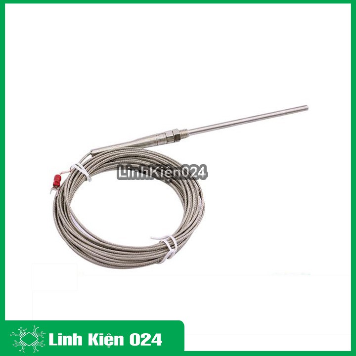Đầu Dò Cảm Biến Nhiệt Độ K WRN-M6 20mm Dây Dài 5 Mét