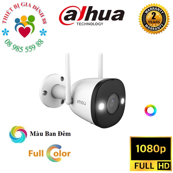 Camera WiFi Ngoài Trời IMOU F22FP Bullet 2C 2E  F22P F26FP 2M 4M 1080P FullHD, 4K QHD Chính Hãng Dahua